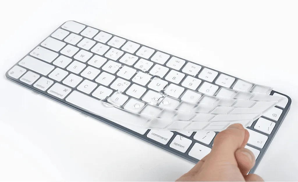 Keyboard Protector For iMac 24 inch, M1, Magic Keyboard with Touch ID, 2021 - US Layout