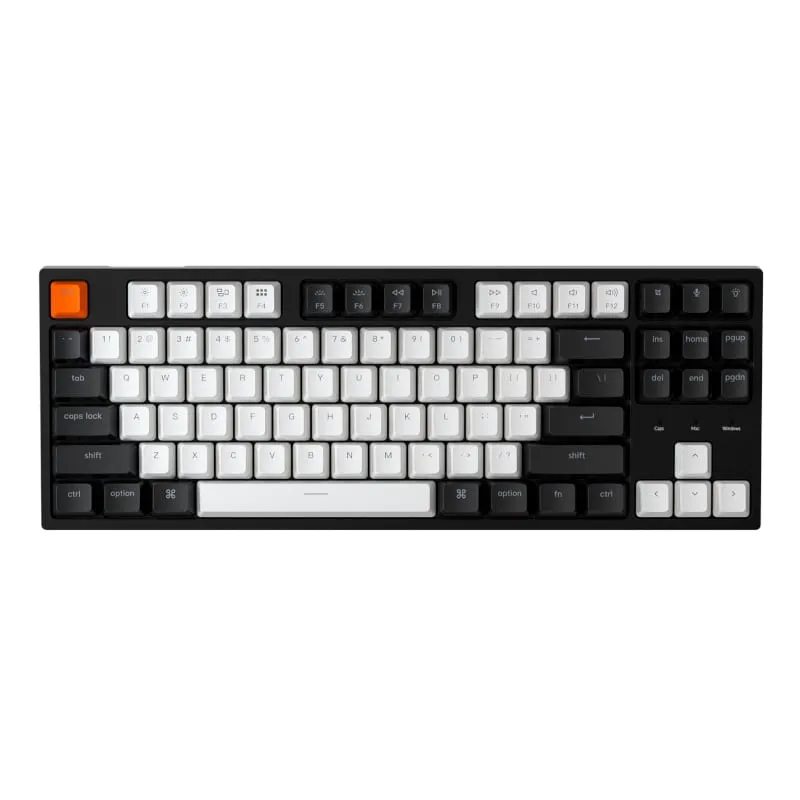 Keychron C1 87 Key Gateron Hot-Swappable Mechanical Wired Keyboard Rgb Brown Switches