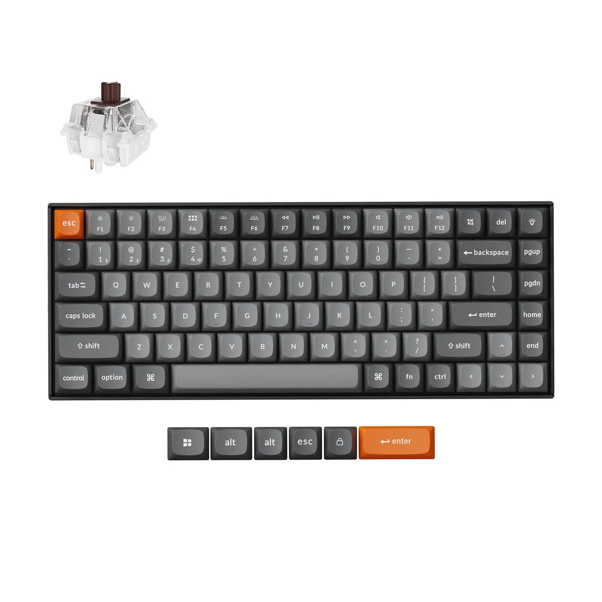 Keychron K2 Max QMK Wireless Mechanical Keyboard (US ANSI Layout)