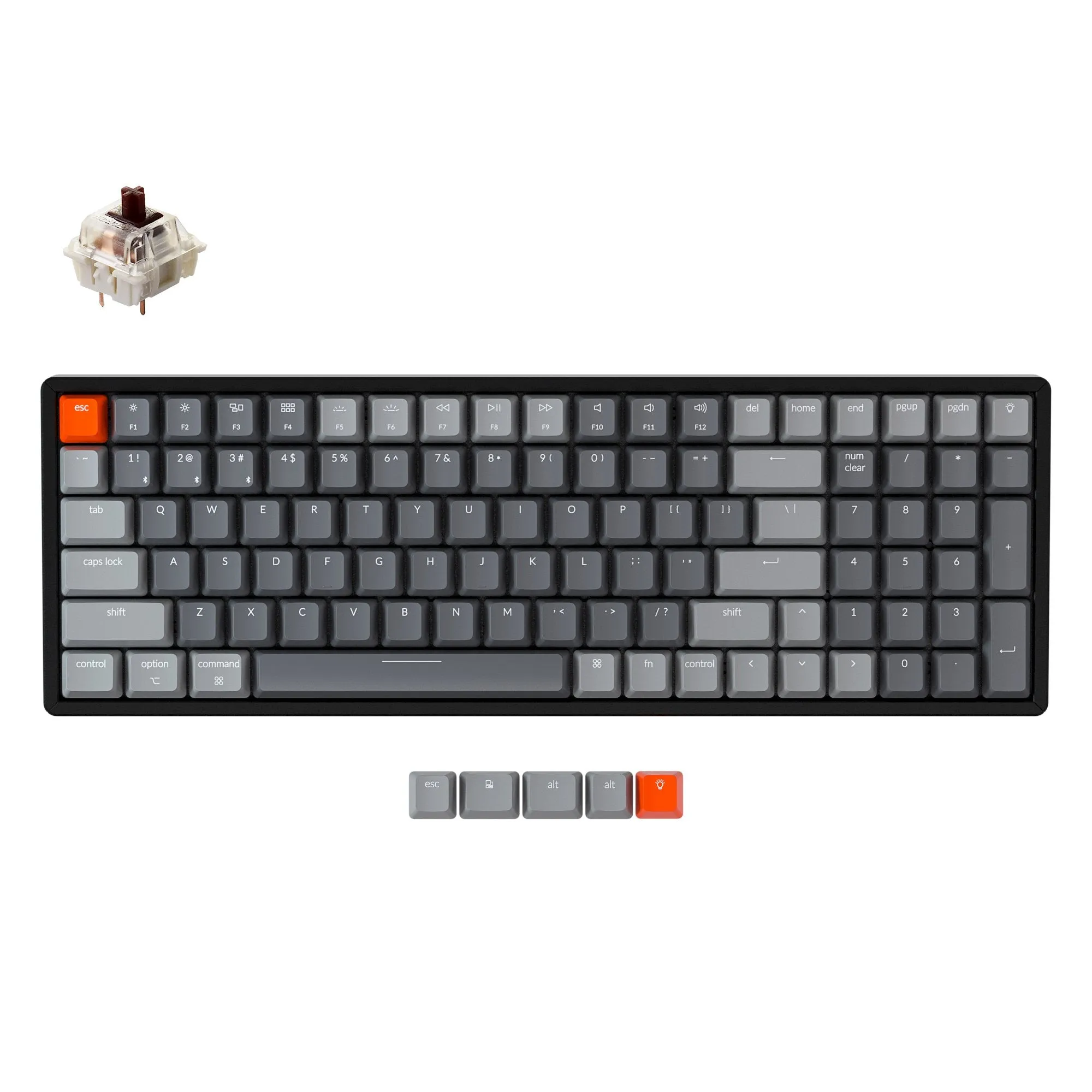 Keychron K4 Wireless Mechanical Keyboard (US ANSI Layout) - Version 2