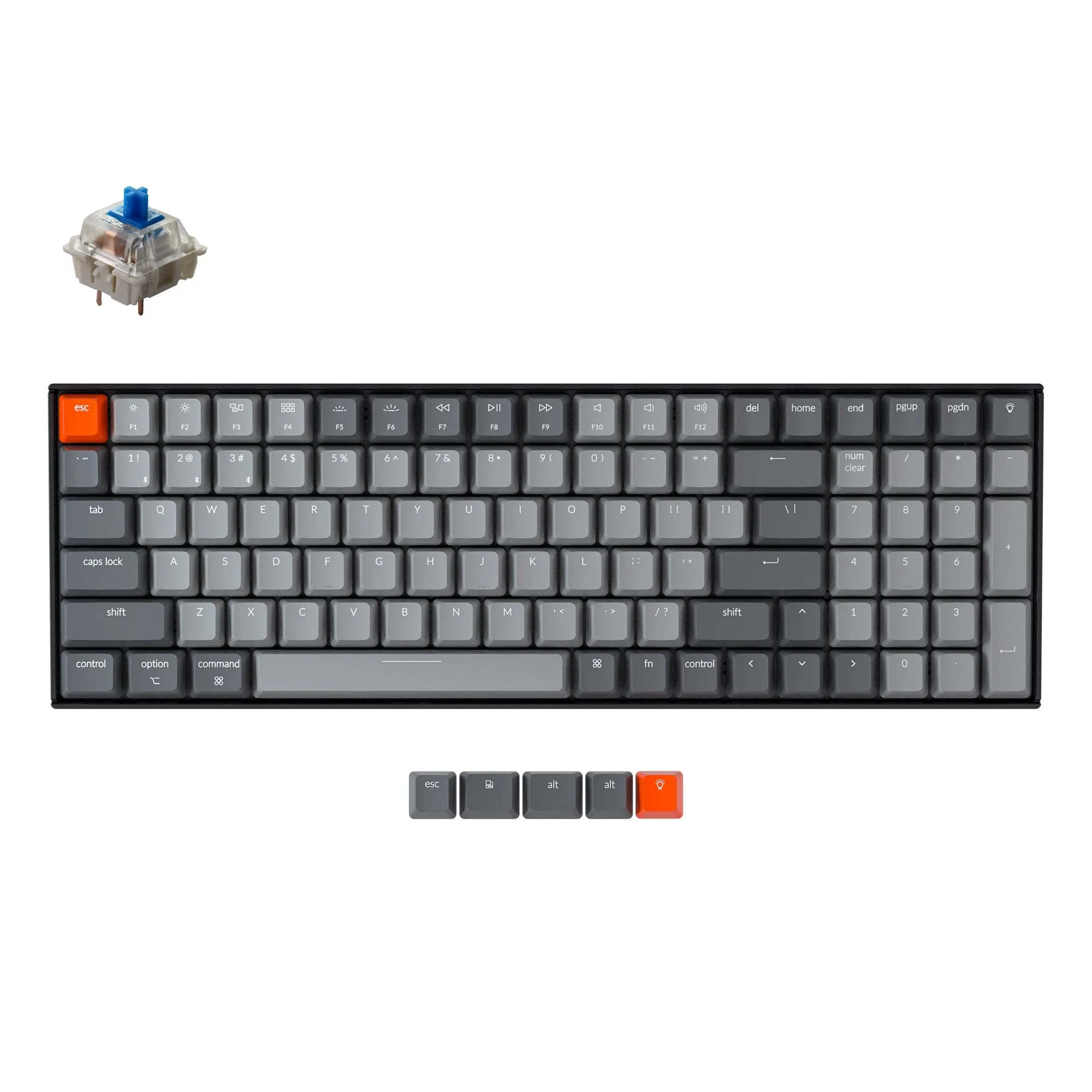 Keychron K4 Wireless Mechanical Keyboard (US ANSI Layout) - Version 2