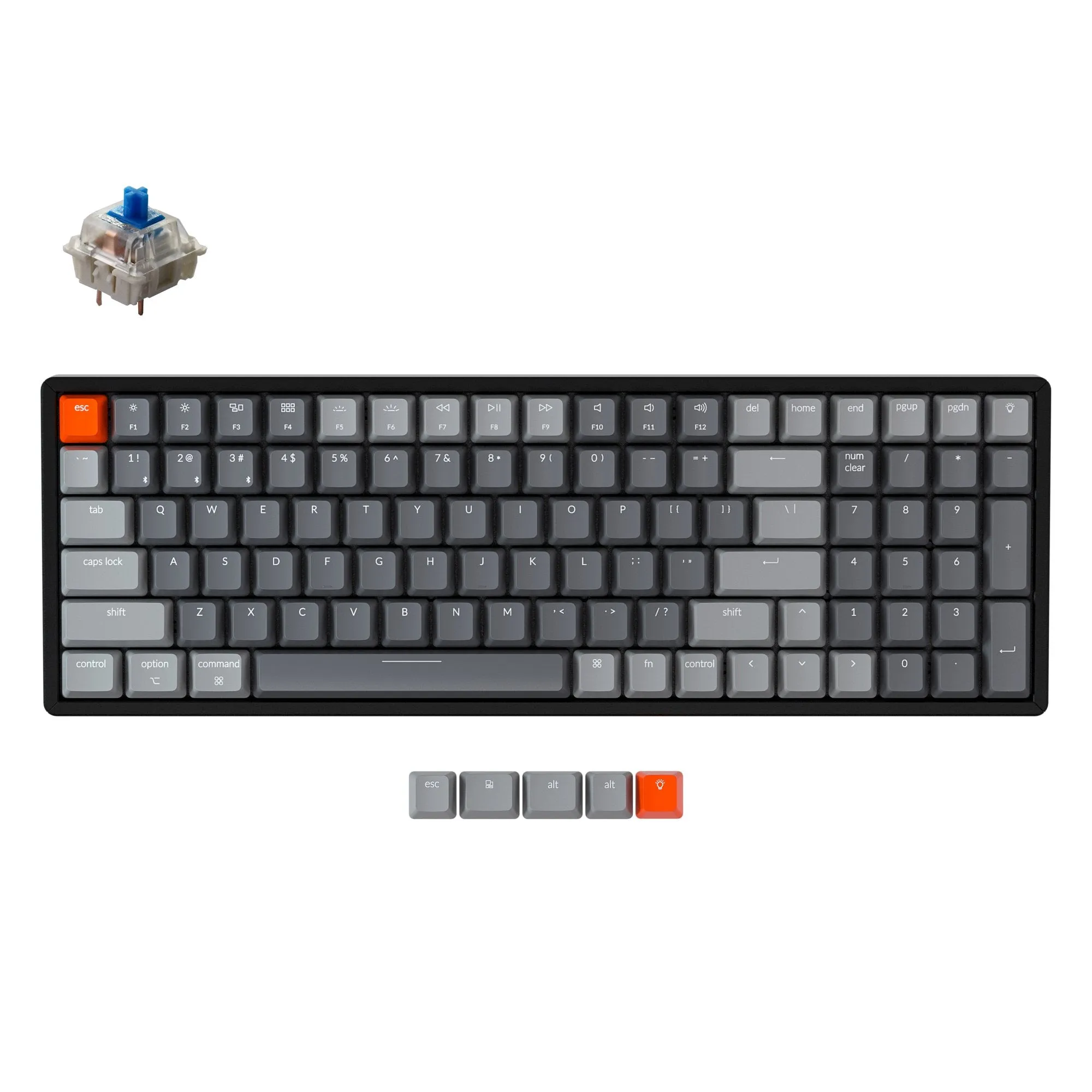 Keychron K4 Wireless Mechanical Keyboard (US ANSI Layout) - Version 2