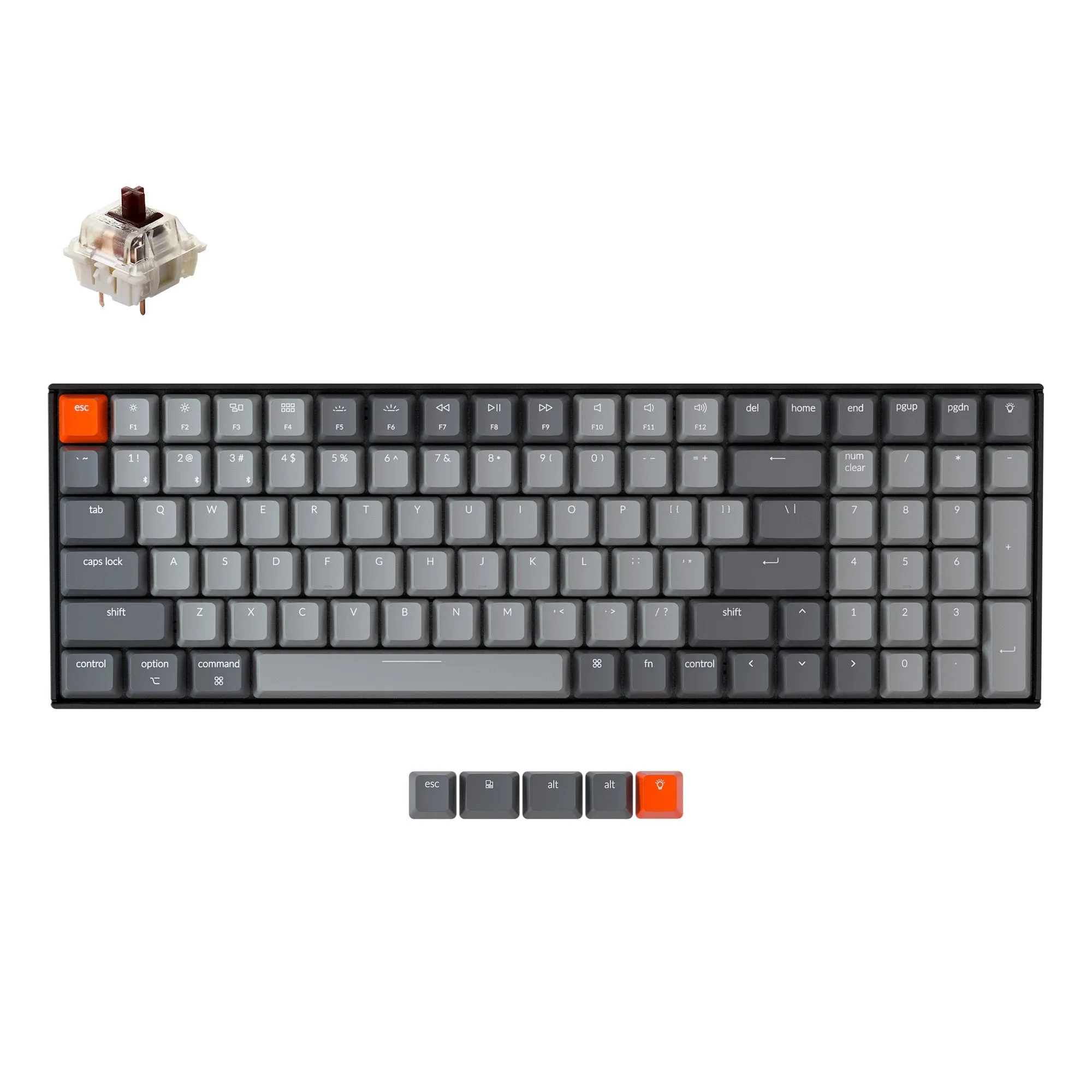 Keychron K4 Wireless Mechanical Keyboard (US ANSI Layout) - Version 2