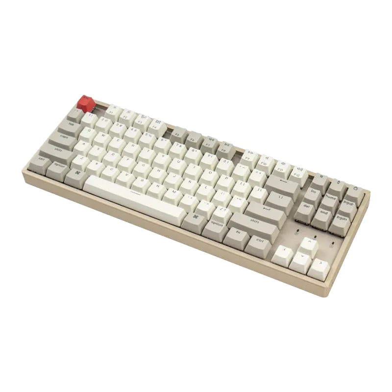 Keychron K8 87 Key Hot-Swappable Gateron Aluminium Frame Mechanical Keyboard Non-Backlit Brown Switches