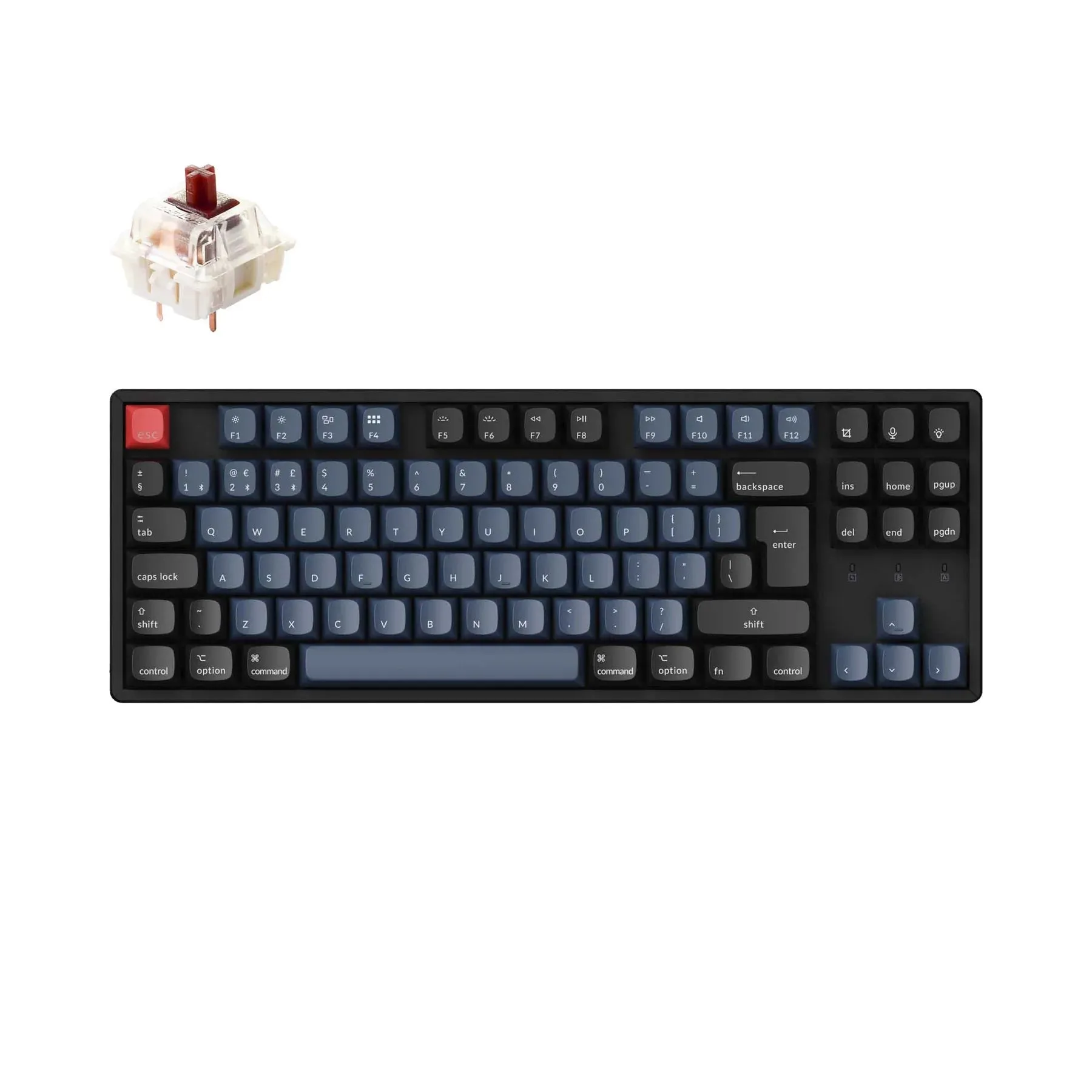 Keychron K8 Pro Wireless Mechanical Keyboard (UK ISO Layout)