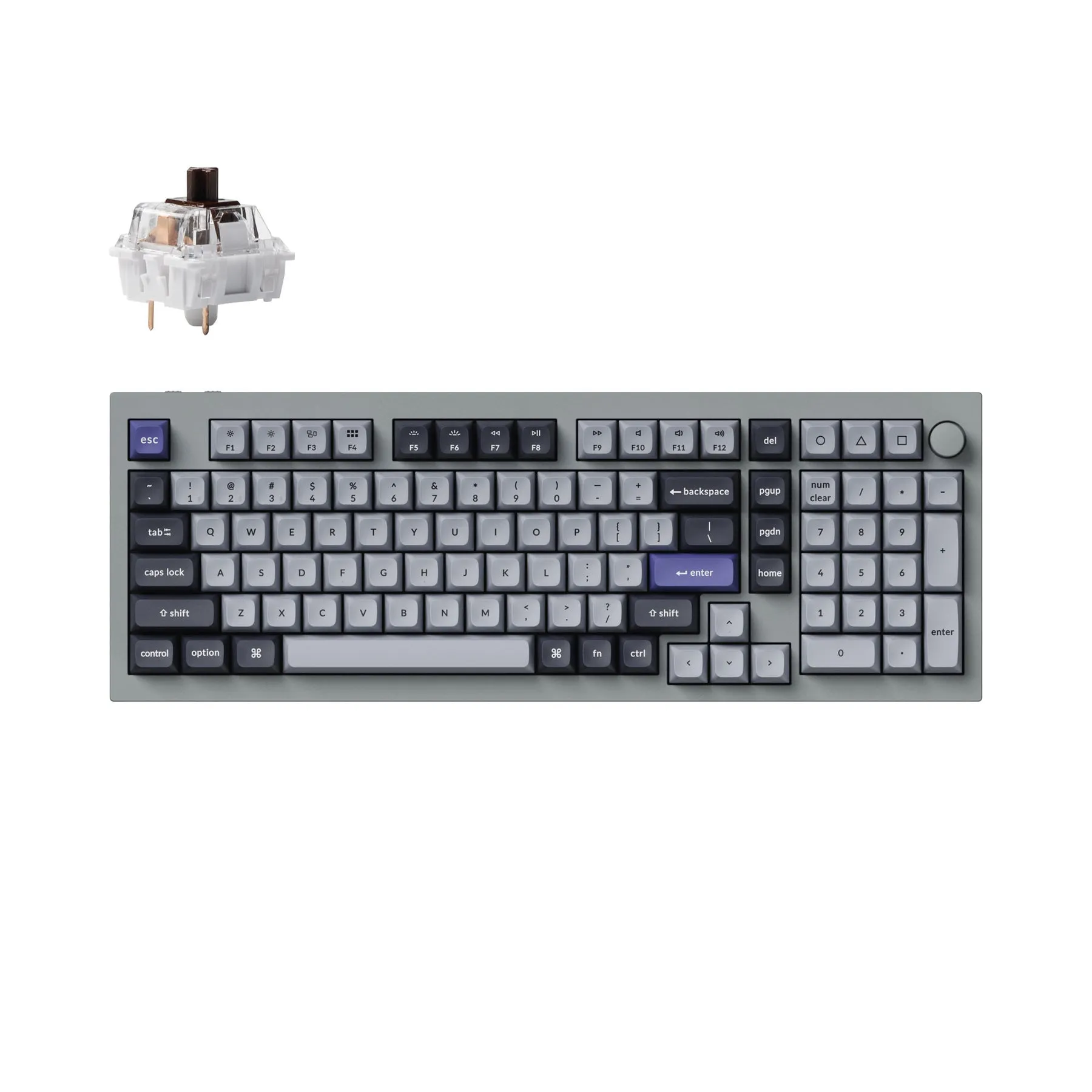 Keychron Q5 Pro QMK/VIA Wireless Custom Mechanical Keyboard(US ANSI Layout)