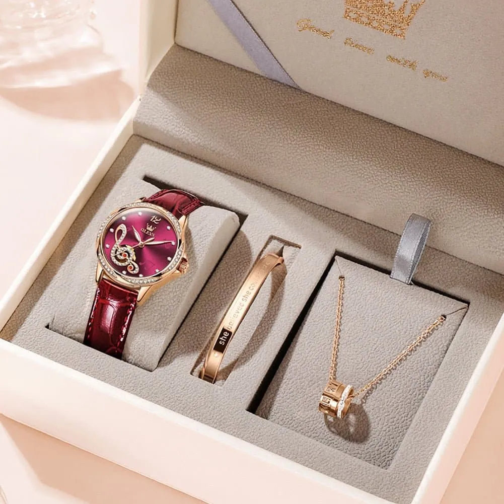 Ladies Watches Bracelet Gift Set