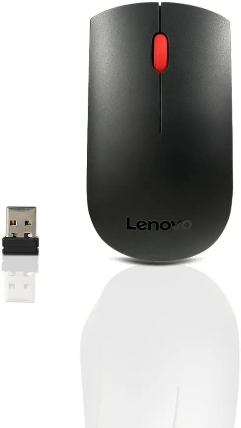 Lenovo Essential Wireless Keyboard and Mouse Combo, Nano USB, 2.4GHz, 1200dpi - 4X30M39458