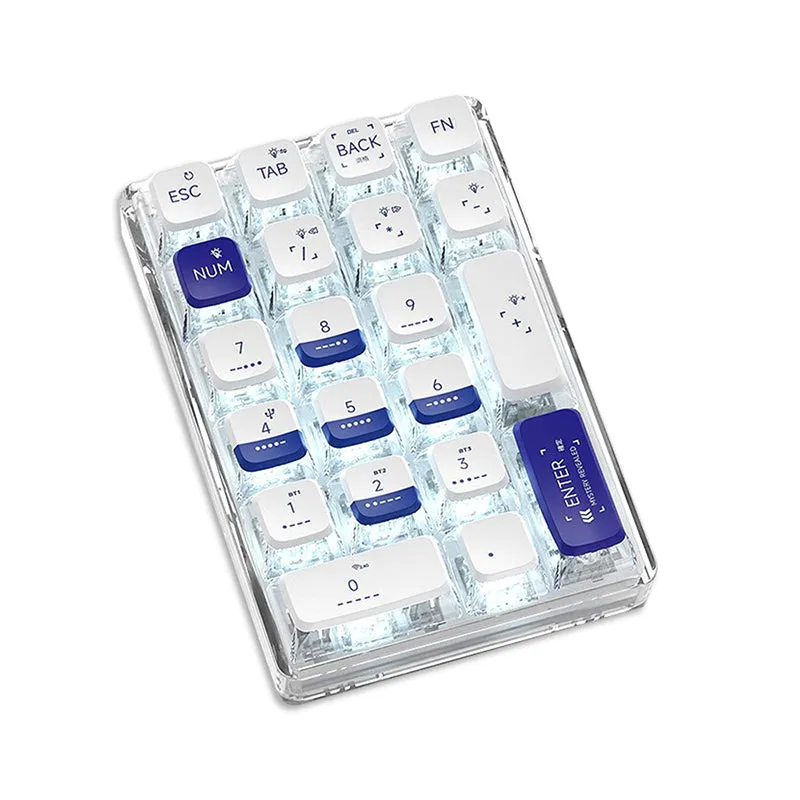 LEOBOG K21 Pudding Keycaps Wireless Number Pad