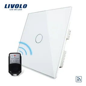 Livolo manufacter , UK Standard Wireless Switch With Remote Switch, AC 220-250V VL-C301R-61 & VL-RMT-02