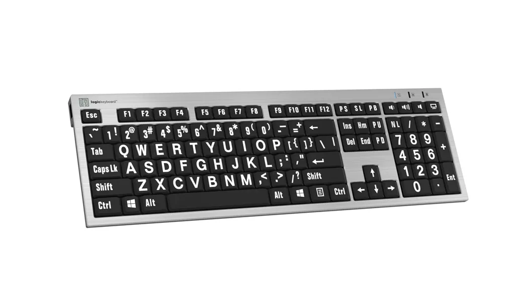 LogicKeyboard Large Print Slimline Keyboard for PC