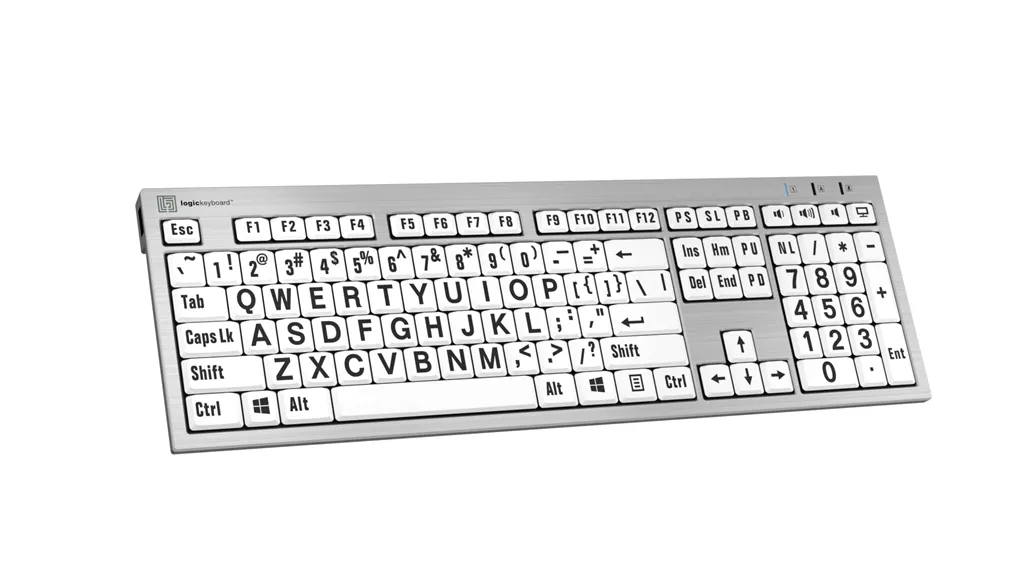 LogicKeyboard Large Print Slimline Keyboard for PC