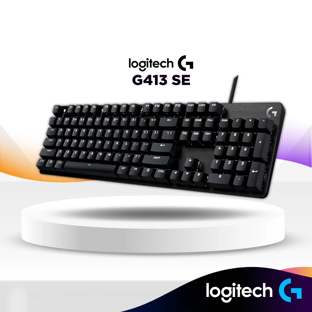 Logitech G413 SE / G413 TKL SE Mechanical Gaming Keyboard | Backlit Keyboard with Tactile Mechanical Switches