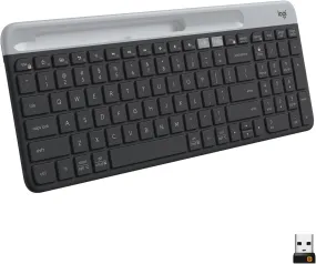 Logitech K580 Slim Multi-Device Wireless Keyboard (English Version) - Graphite 石墨灰色 920-009210 原裝行貨