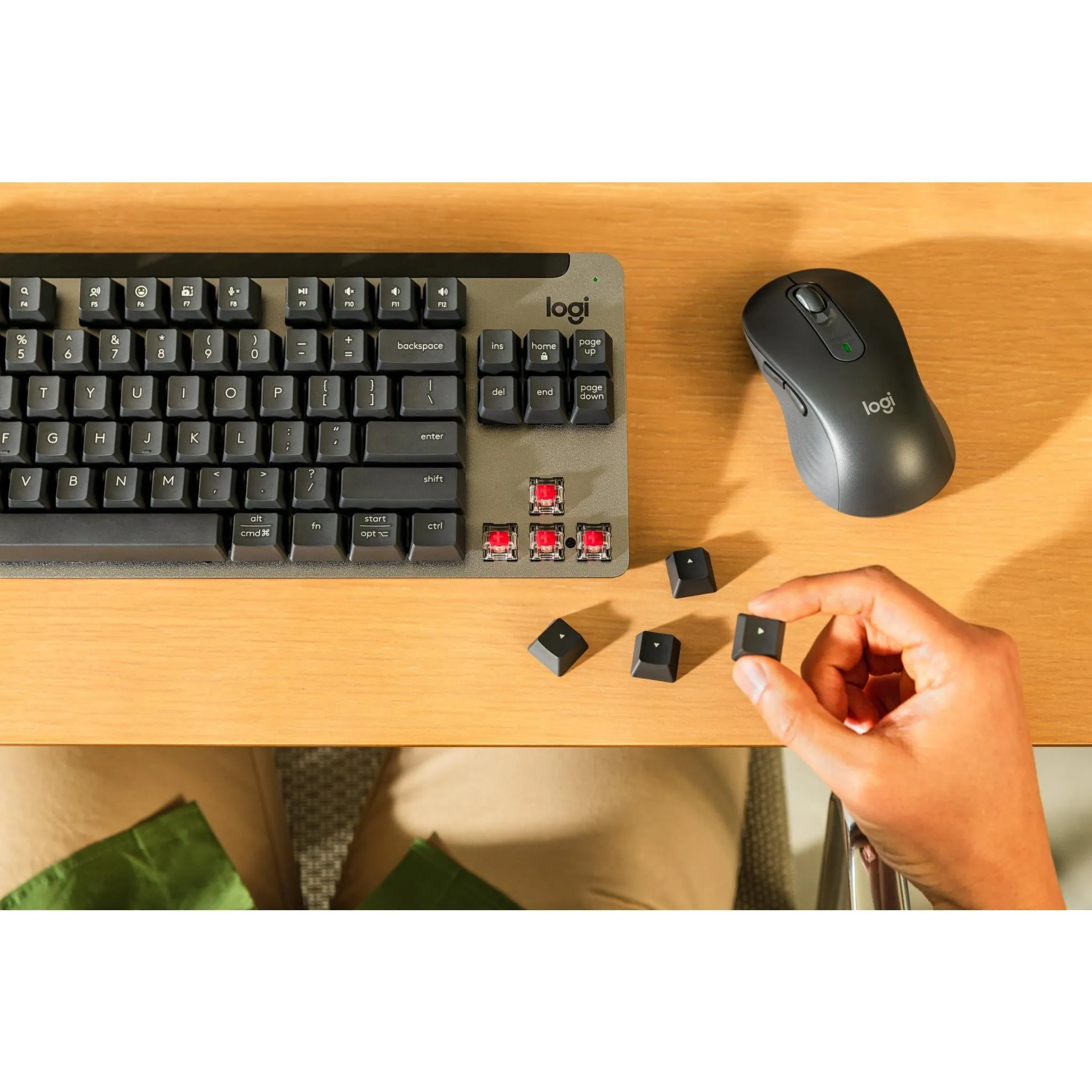 Logitech K855 Wireless Mechanical TKL Keyboard (Graphite) [Linear]