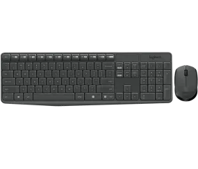 Logitech MK235 WIRELESS KEYBOARD AND MOUSE COMBO Durable. Simple. Wireless