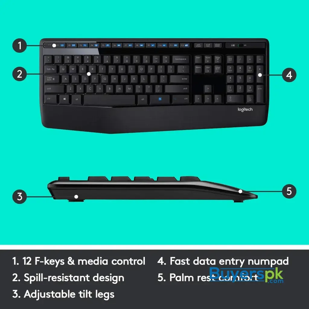 Logitech Mk345 Wireless Keyboard and Mouse Combo