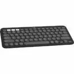 Logitech PEBBLE KEYS 2 K380S Multi-Device Bluetooth Wireless Keyboard, Slim and Portable - Black