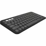 Logitech PEBBLE KEYS 2 K380S Multi-Device Bluetooth Wireless Keyboard, Slim and Portable - Black