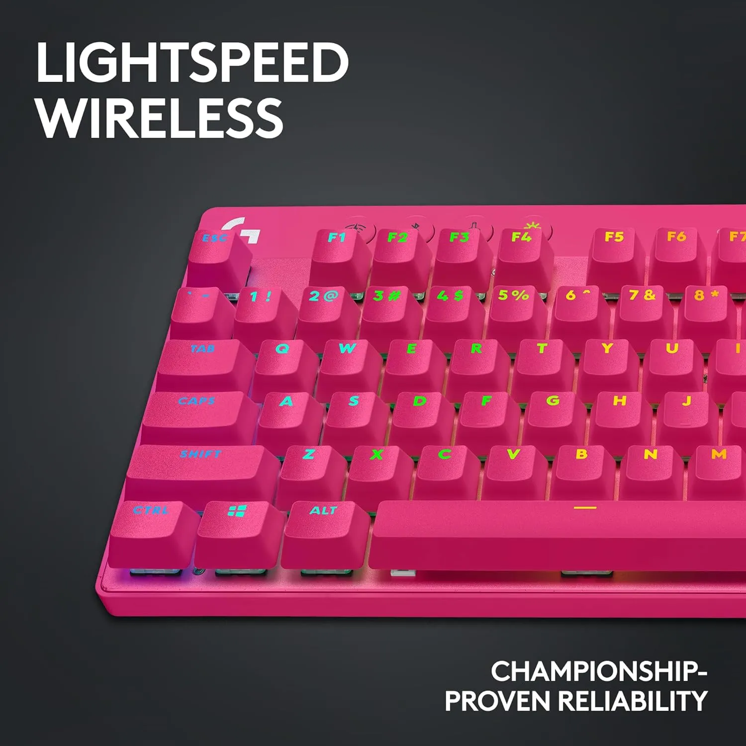 Logitech PRO X TKL LIGHTSPEED Wireless Mechanical Gaming Keyboard | LIGHTSYNC RGB | GX Brown Tactile Switches