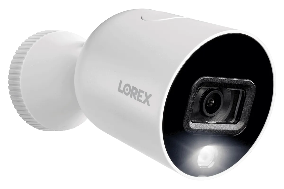 Lorex Smart Home Security Center with Six 1080p Outdoor Wi-Fi Cameras and Wi-Fi Floodlight Camera