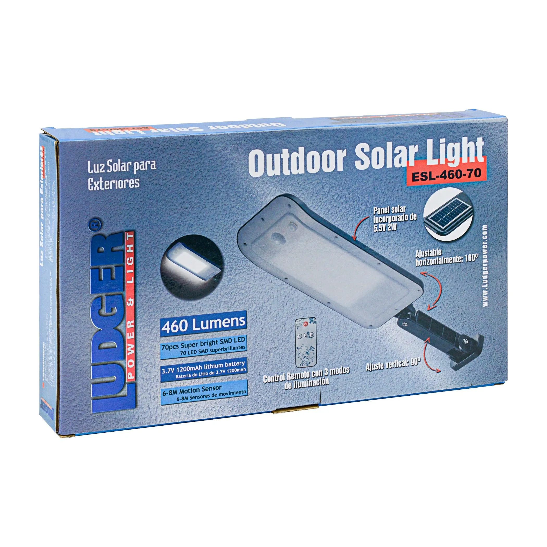 Ludger 460 Lumens Outdoors LED Solar Light