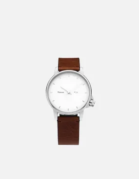 M24 II White Vintage Cognac Leather