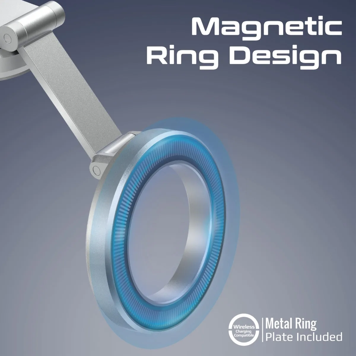 MagGrip™ 360° Cradleless Foldable Magnetic Ring Smartphone Holder