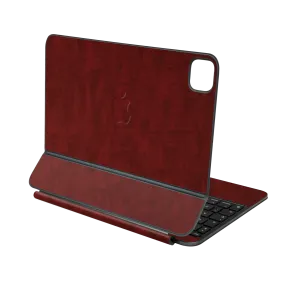 Magic Keyboard for iPad PRO 13” (M4, 2024) LUXURIA Scarlet Satin Wood Skin