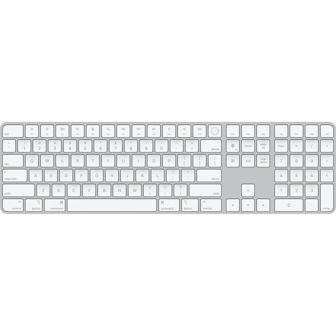 Magic Keyboard with Touch ID and Numeric Keypad for Mac