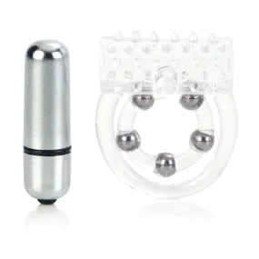 Maximus Enhancement Ring 5 Stroker Beads - Clear