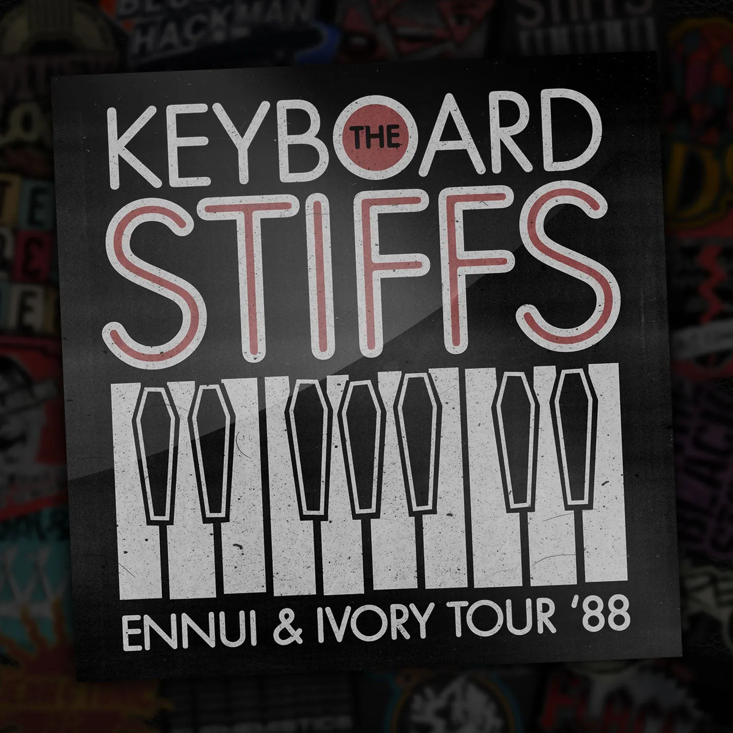 MB #27 - THE KEYBOARD STIFFS - Sticker