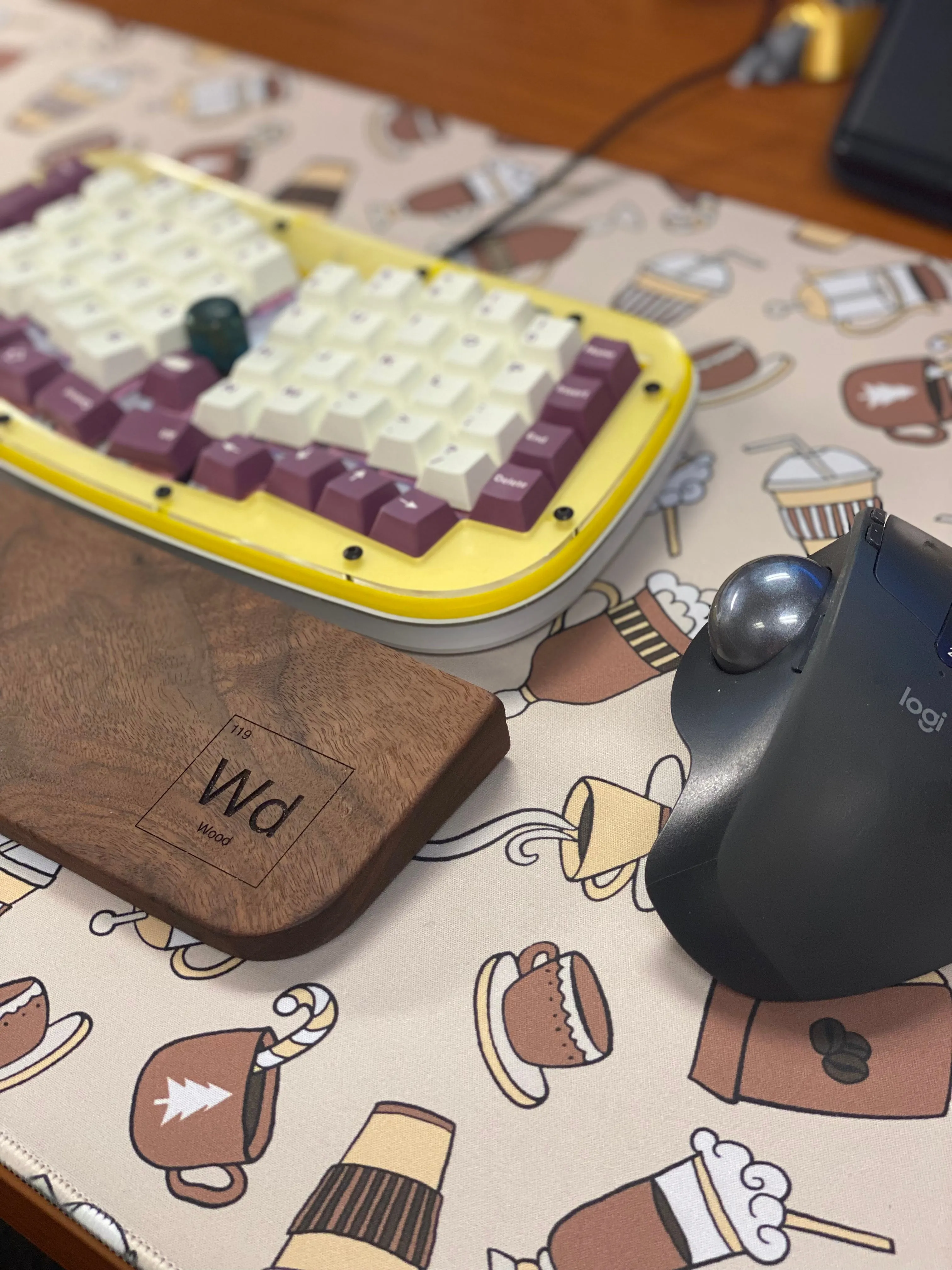 Mechanical Keyboard Wooden Wrist Rests