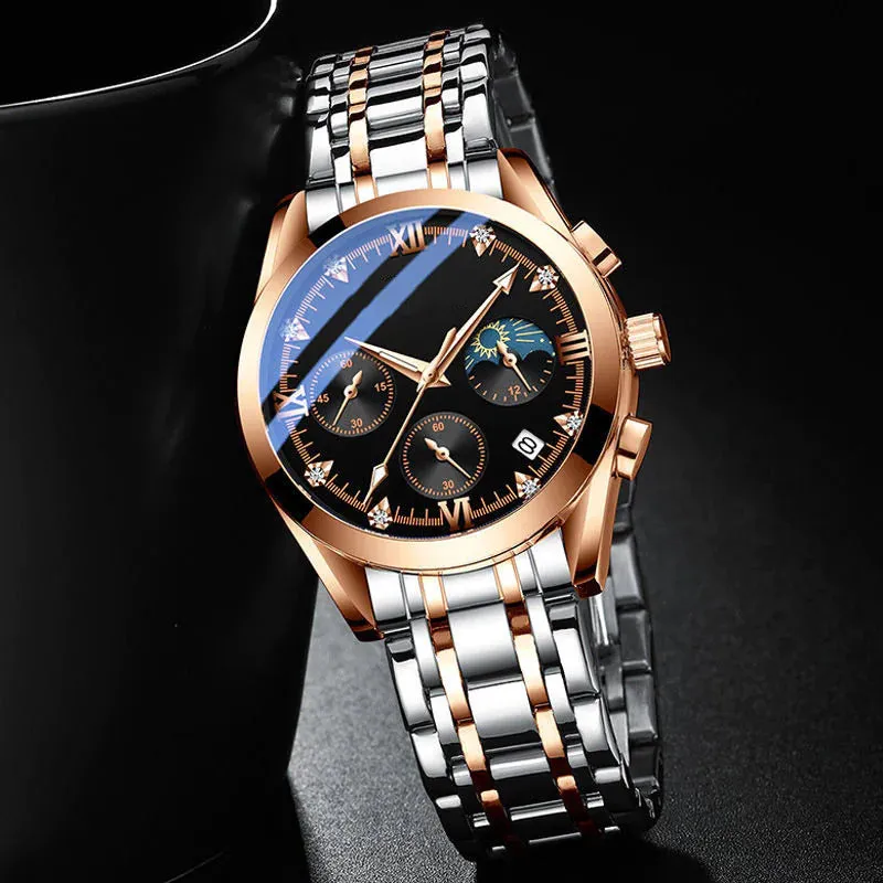 Men's Fashion Waterproof Luminous Calendar Sports Quartz Watch