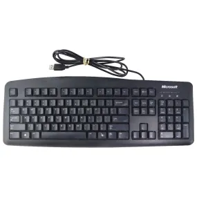 Microsoft Wired USB Keyboard 200 for PC Windows and More - Black (1406)