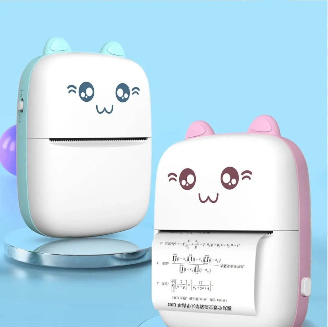 Mini Cat Thermal Bluetooth Label Printer