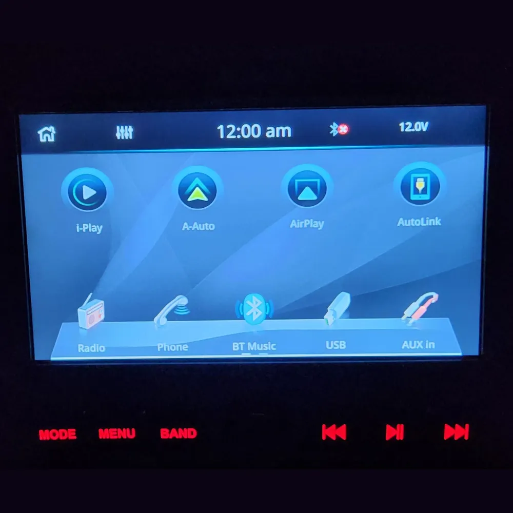 MMats Pro Audio All Weather Media Center 7" Screen