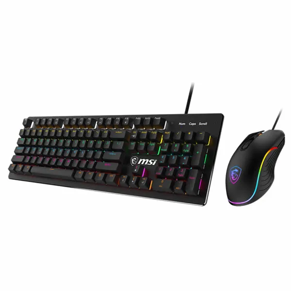 MSI FORGE GK300 Keyboard and Mouse Gaming Combo BLUE SWITCHES