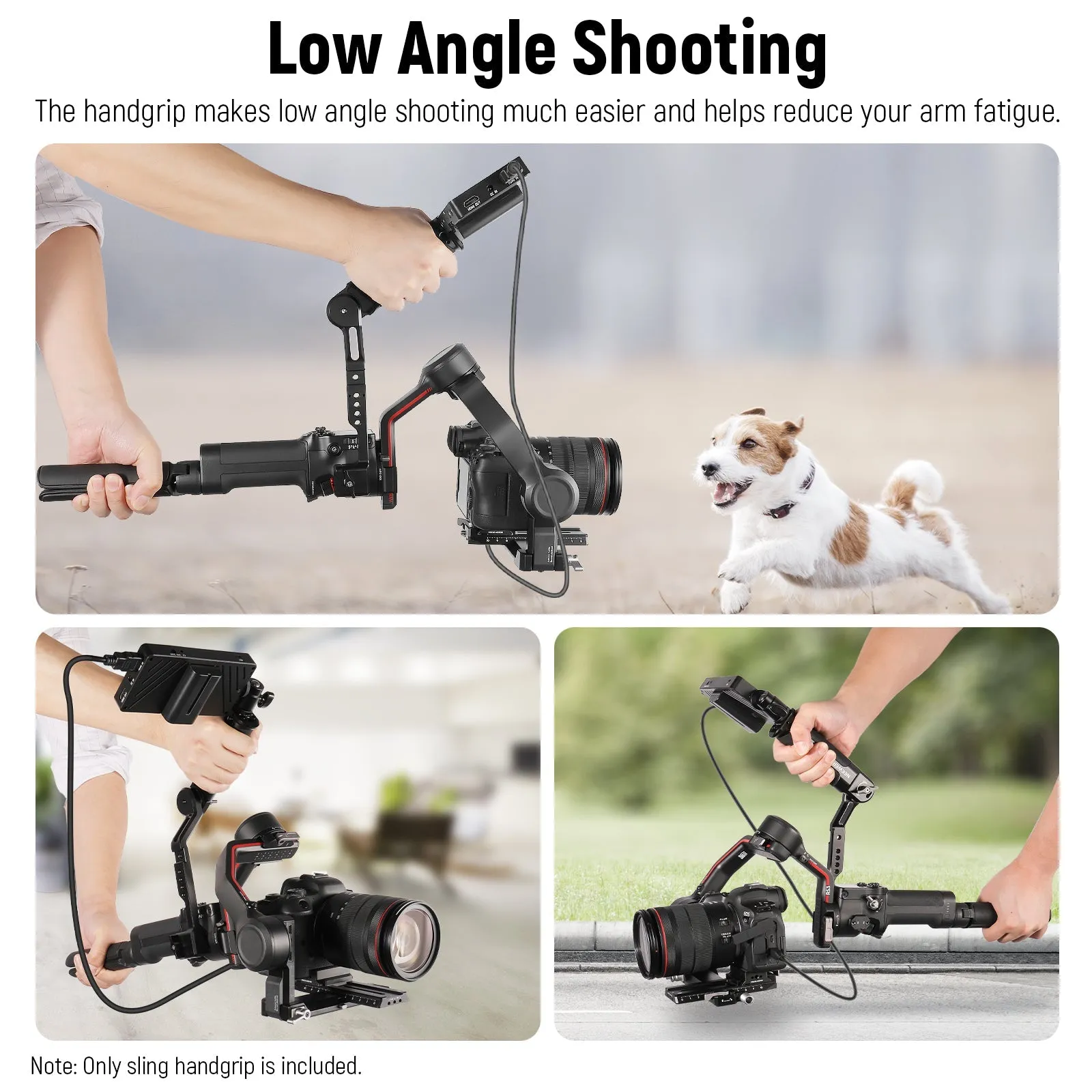 NEEWER ST49 Gimbal Sling Handgrip For DJI RS 2 RSC 2 RS 3 RS 3 Pro RS 3 Mini