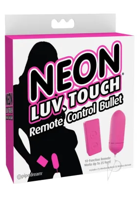 Neon Luv Touch Remote Bullet Pink