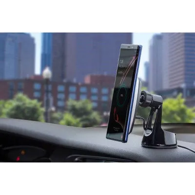 New - Scosche MagSafe Compatible MagicMount Pro Charge4 Qi Wireless Charging Magnetic Mount Window/Dash - Black