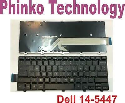 NEW US Black Keyboard for Dell Inspiron 14 5447 14 5448 14 5458 Series Laptop