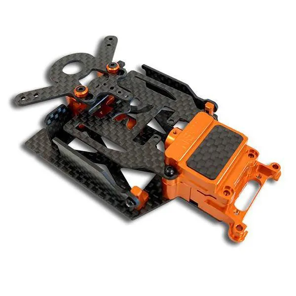 Nexx Racing SKYLINE Dual Lipo Carbon Chassis Conversion Kit For MR03 (ORANGE) NX-116