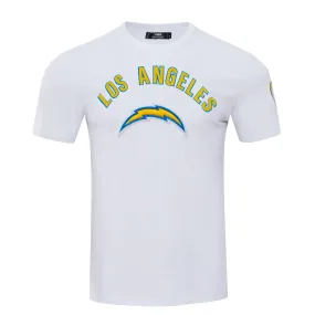 NFL LOS ANGELES CHARGERS CLASSIC BRISTLE MEN'S TEE (WHITE)