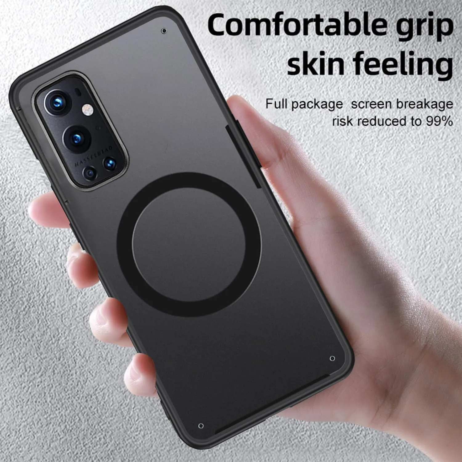 OnePlus 9 Pro Case Translucent Matte Back Protective Phone Case