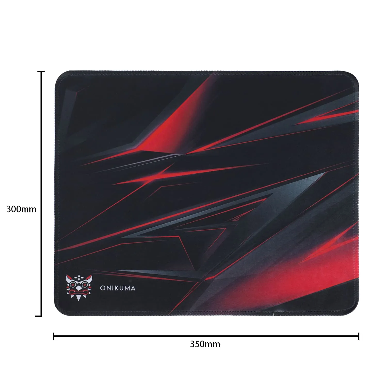 ONIKUMA G4 Black/Red Large Gaming Mouse Pad 350*300*2mm