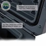 Overland Vehicle Systems D.B.S. - Dark Grey 169 QT Dry Box With Wheels, Drain, And Bottle Opener