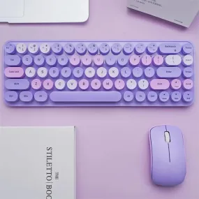 Pastel Candy Keyboard & Mouse Set