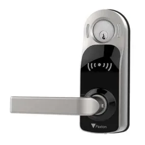 Paxton 900-150BL-US Net2 PaxLock Pro Wireless Access Control, Mortise, Eclipse Door Handle, Black