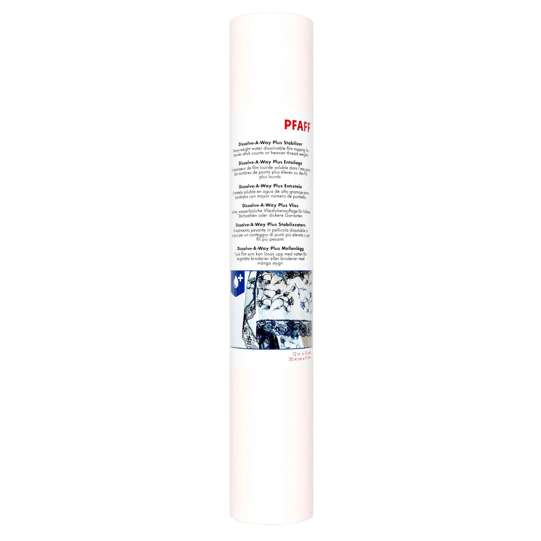 PFAFF® Dissolve-a-Way Plus Stabilizer 12 inches x 10 Yards